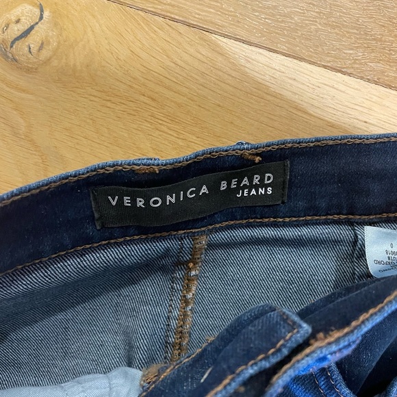 Veronica Beard Breves Denim Skirt Knee Length - Picture 6 of 7